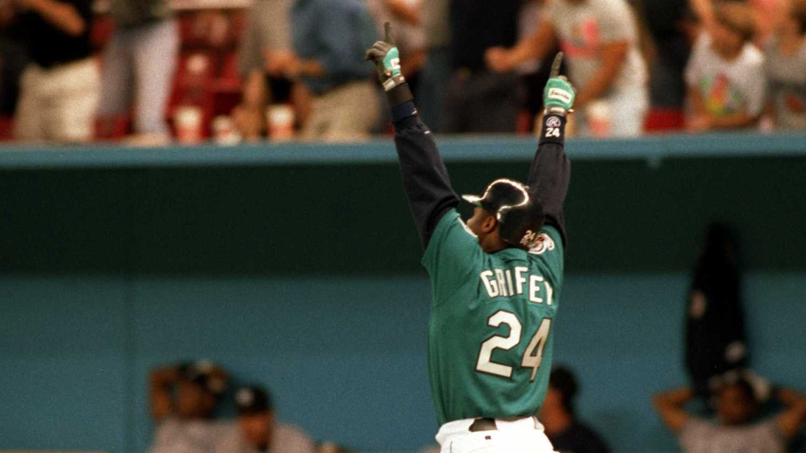 Griffey Jr. and Sr. hit back-to-back home runs for Mariners