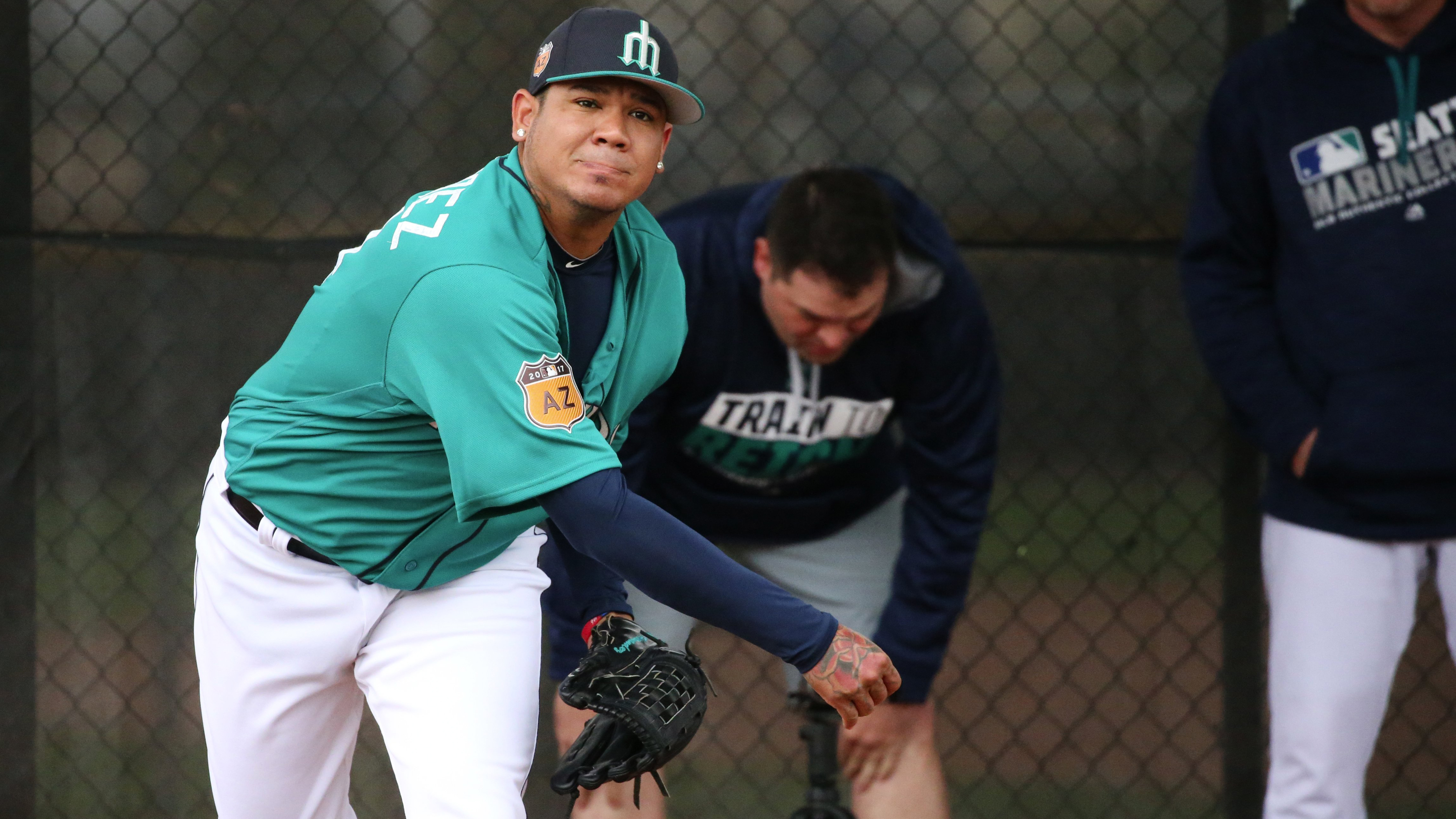 Felix Hernandez Seattle Mariners Majestic 2017 Spring Training