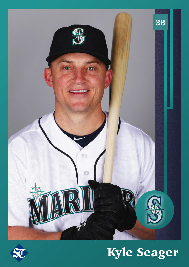 Seattle Mariners #15 Kyle Seager Majestic Gray Father's Day Cool
