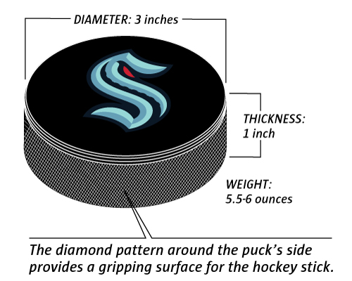 diagram of a hockey puck