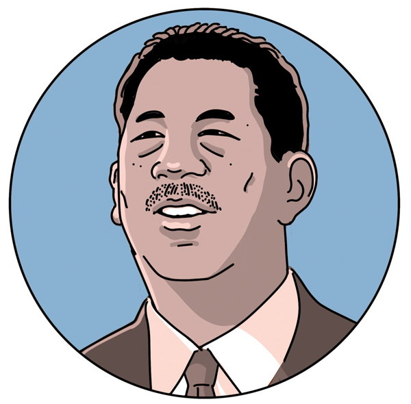 Illustration of Bruce Harrell