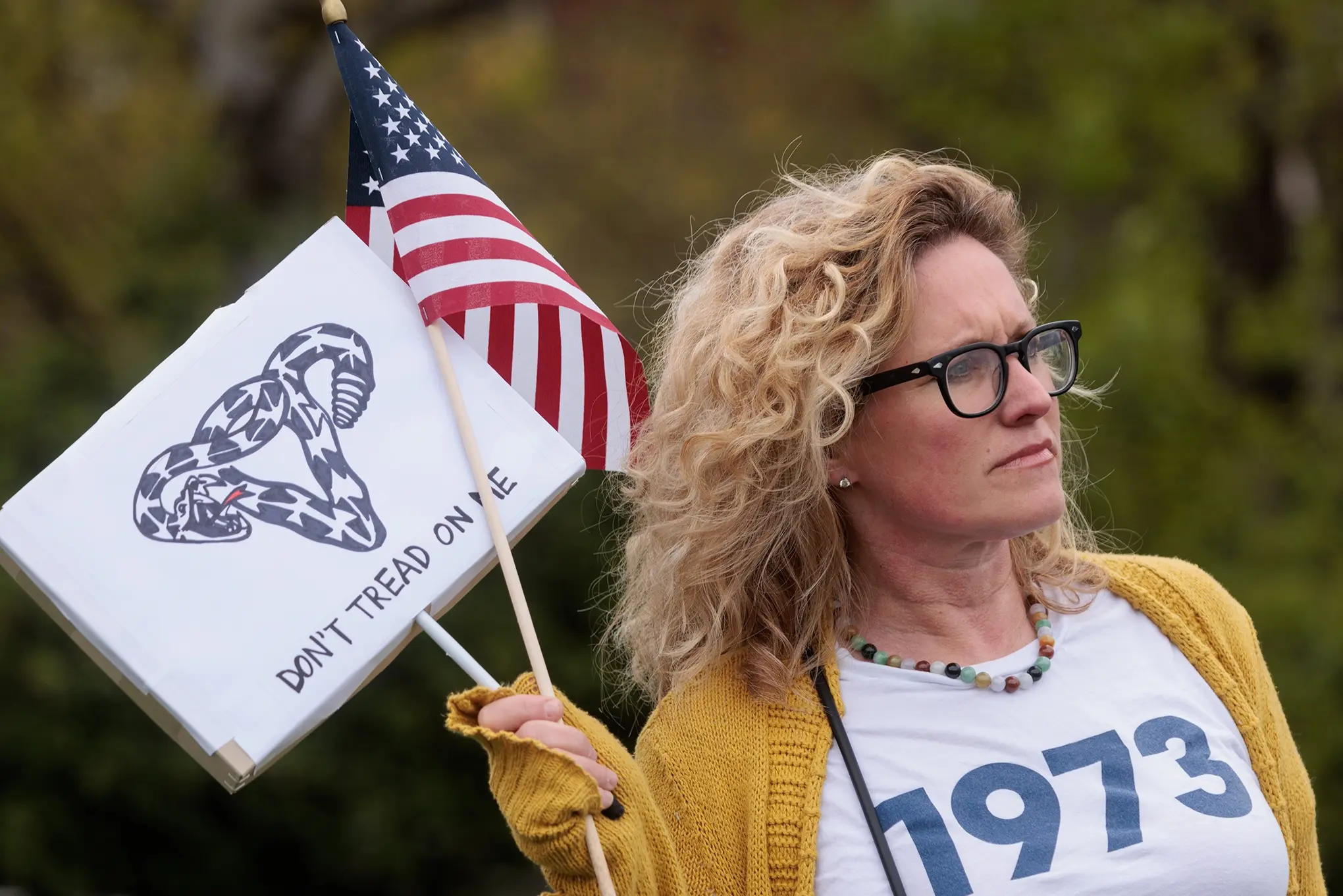 Amy Kelman attends a rally at Kerry Park about the leaked Supreme Court draft opinion showing that the U.S. Supreme Court was poised to overturn Roe v. Wade. “I’m mad,”she said. “Following the Supreme Court’s ruling, most abortions are now banned in at least 13 states as restrictive laws come into effect,” wrote Seattle Times graphics reporter Alison Saldanha in November. “With more bans expected in other states in the coming years, the number of people traveling to Washington for abortion care is projected to quadruple, according to the Guttmacher Institute, a research organization that supports abortion rights.