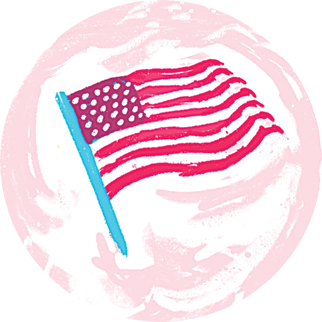 circle icon representing fourth-of-july