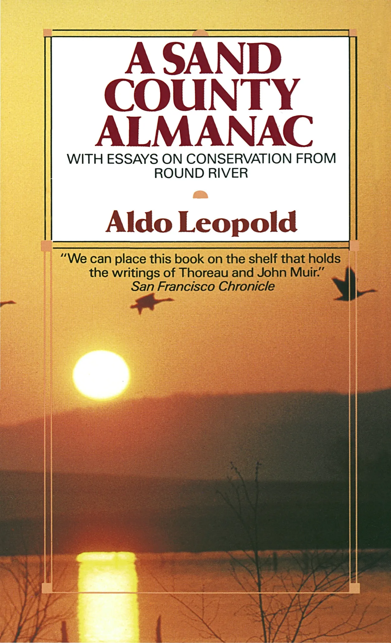 Image of A Sand County Almanac With Essays on Conservation from Round River book cover