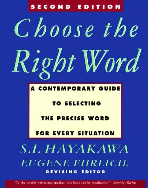 Image of Choose the Right Word book cover