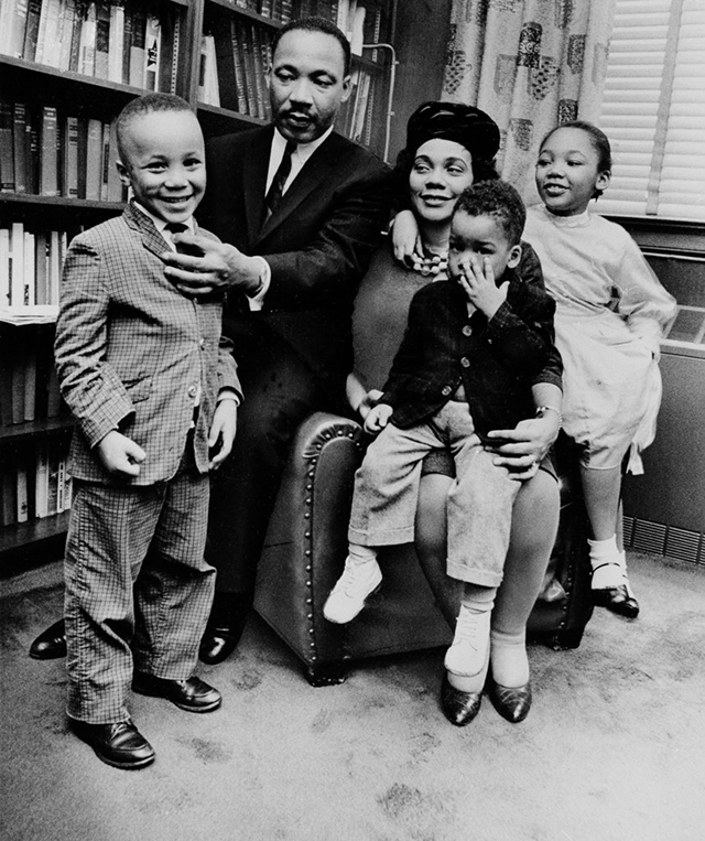 martin luther king jr mom and dad